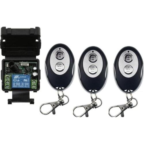 RF DC 12 v 1CH mini wireless remote control switch receiver transmitter 315/433MHZ 1 channel electric door/lamp /LED