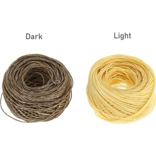 Organic Hemp Candle Hemp Core with Pure Bee Wax for DIY Oil Lamp Candle Core Organic Hemp Candle Wick FOR Candles Supplies