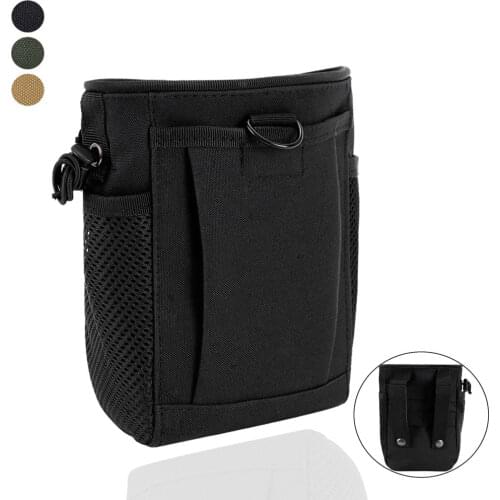 Tactical Dump Drop Pouch Molle Utility EDC Recovery Bag Magazine Ammo Sundries Pouch Hunting Airsoft Gun Accessories Bag