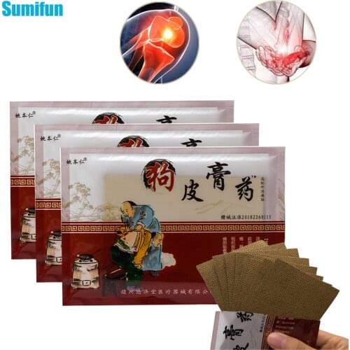 8pcs Analgesic Patches Knee Back Pain Relief Patch Joints Rheumatism Arthritis Treatment Sticker Medical Plaster Body Care C1602