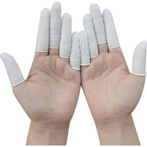 800Tattoo Finger Gloves Latex Fingertips Permanent Makeup Kit Anti-Static Disposable Protective Covers Finger Cots Tattoo Supply