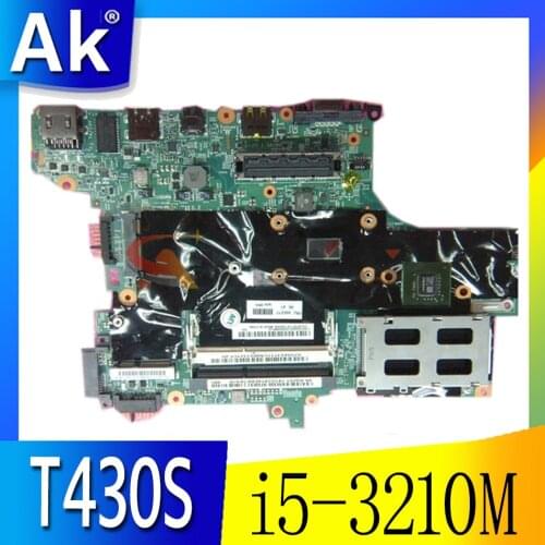 Akemy FRU 04X3717 laptop motherboard for lenovo thinkpad T430S i5-3210M DDR3 Mainboard