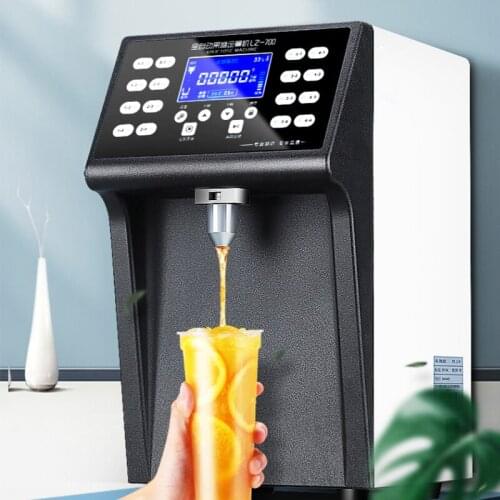 7L Quantitative Fructose Machine Bubble Tea Sugar Dispenser Automatic Electric Syrup Dispenser 16 Grid