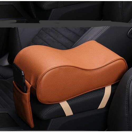Car Armrests Cover Pad Console Arm Rest Pad For Peugeot 206 207 208 301 307 308 407 2008 3008 4008