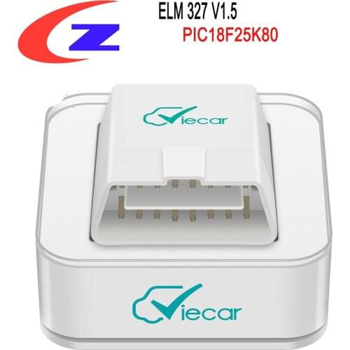 Viecar ELM 327 V1.5 BT 4.0 ELM327 OBD2 Auto Scanner Car PIC18F25K80 For Android iOS OBD Scanner Car Diagnostic Scan Tool