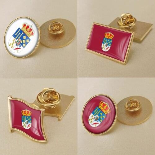 Coat of Arms of Salamanca Province of Spain Flag Lapel Pins/Broochs/Badges