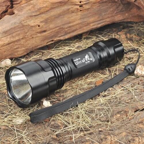 C2-T60 3-Mode L2 1200lm LED Flashlight White Light LED Lamp Torch Highlight 18650 Flashlight Torchlight