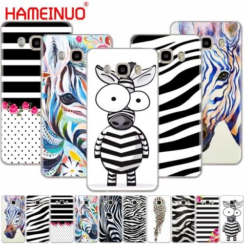 HAMEINUO Zebra black and white stripes Newest Fashion phone case for Samsung Galaxy J1 J2 J3 J5 J7 MINI ACE 2016 2015 prime