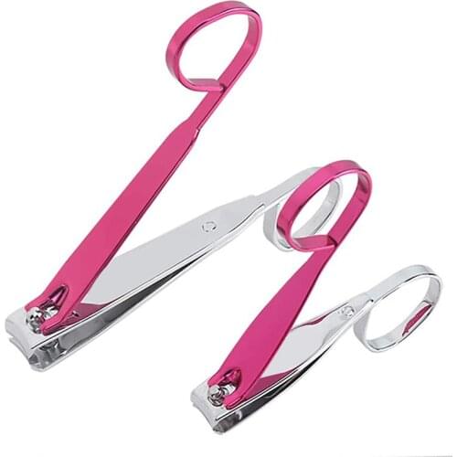 Sliver Stainless Steel Nail Clipper Cutter Professional Manicure Trimmer High Quality Toe Nail Clippers Knife Nail Art & Tools