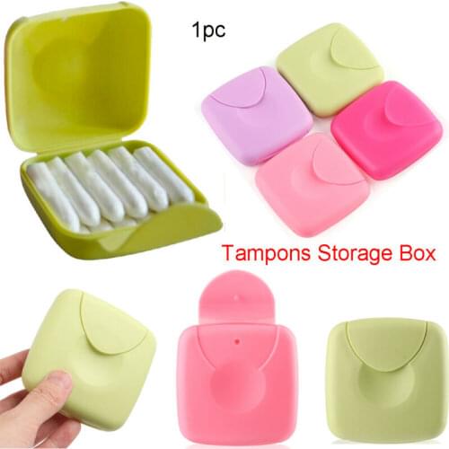Multifunctional portable Hygienic ob tampon box, tampon storage box, travel portable box