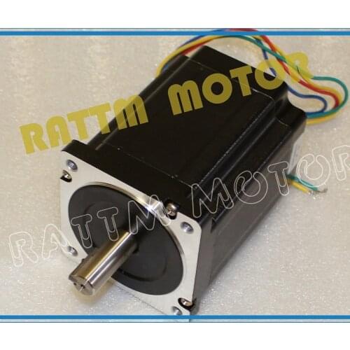 Nema34 stepper motor 5A / 1230oz-in 8.5N.m /116mm Length 4 Leads for Large CNC Router Engraving Milling Machine