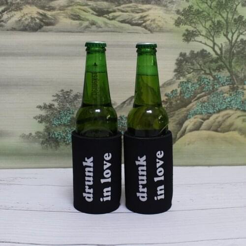 200pcs Smaller Size Can Cooler Slim Stubbie Cooler Customized Print Your Design Neoprene Stubby Holder Promotional Wedding Gifts