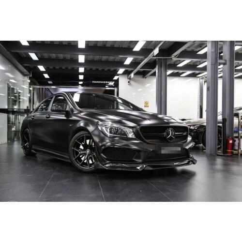 Sexy2021 Benchi Fit for Cla200 Cla220 Cla250 45amg Carbon Fiber Front Side Skirt Rear Lip Blade Tail