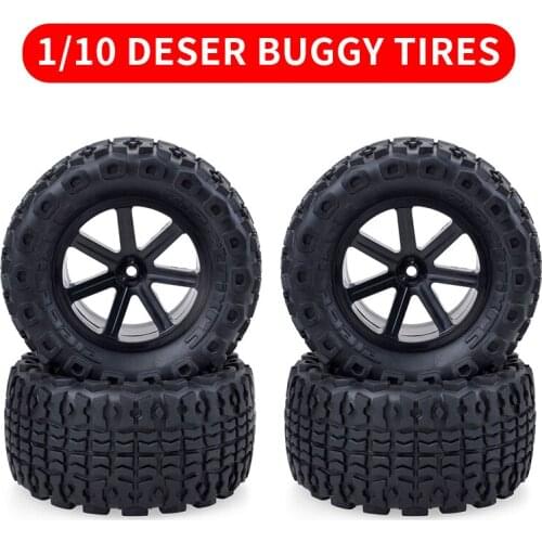 RC Remote Control Model Car Parts Tires 1/10 Desert Short-course Truck Off-road Buggy Tire Wheel 12mm Adapter 10056 110mm*52mm