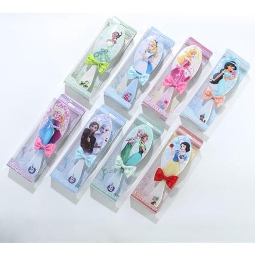 Disney Frozen Comb for Girls Princess Minnie Mouse Hair Brushes Hair Care Baby Girl Care Mickey Childrens gift Hair Comb Toys