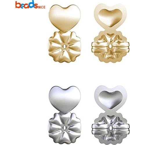 Beadsnice ID38538 925 Sterling Silver Jewelry Accessories For Women Earback Heart Earnuts Earring Stoppers Butterfly Back