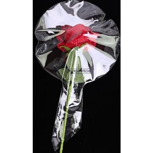 100pcs Flower Packaging Balloons Lover Rose Bag Balloon DIY for Xmas Lover Day Party Decoration