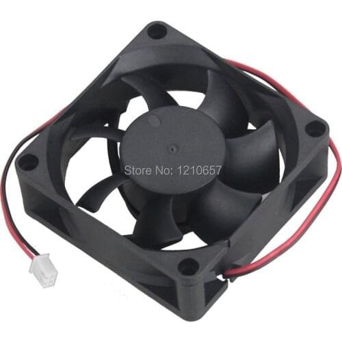 100Pcs/Lot Gdstime Cooler 70mm 2 Pin DC 12V 7cm 70x70x25mm Computer Case CPU Heatsink Brushless Cooling Fan 7025