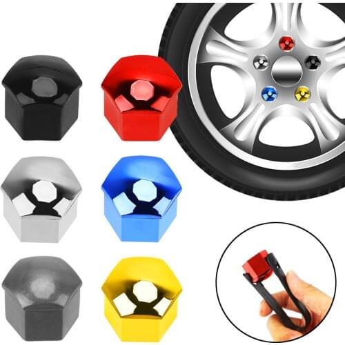 20Pcs/Set Wheel Nut Rim Cover, 17mm Nut Car Wheel Auto Hub Screw Protection Anti-Theft Cover Cap for Car
