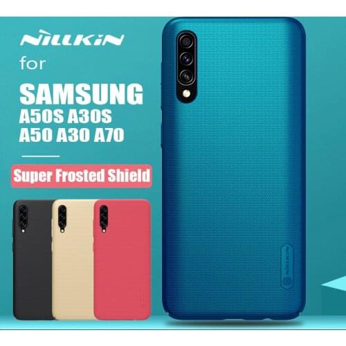 For Samsung Galaxy A50S A30S A70S A70 A60 A50 A40 A30 A10S Nillkin Frosted Shield Back Cover for Samsung S8 A90 A80 A71 A51 Case