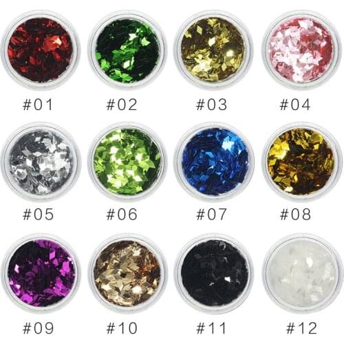 DIY Nail Art Sequins Glitter Face Body Eye Shadow Nail Tips Decoration Manicure WH998