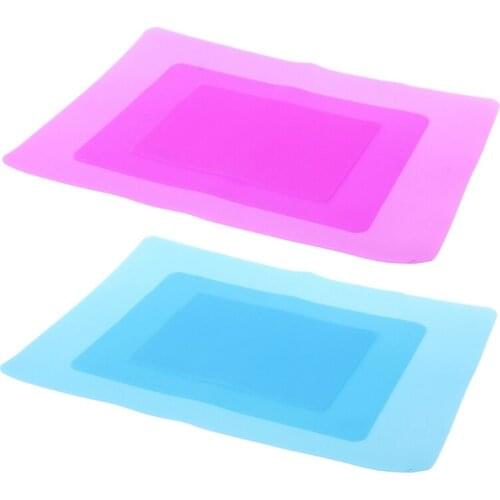 3PCS Sticky Silicone Pads Epoxy Resin Jewelry Tools To Protect Desktop Platform 62KE