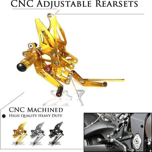 Motorcycle Accessories CNC Aluminum Footrest Rear Sets Adjustable Rearset Foot Pegs for HONDA CBR1000RR CBR 1000 RR 2008-2011