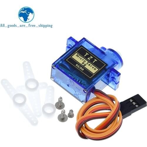 TZT Official Smart Electronics Rc Mini Micro 9g 1.6KG Servo SG90 for RC 250 450 Helicopter Airplane Car Boat For Arduino DIY