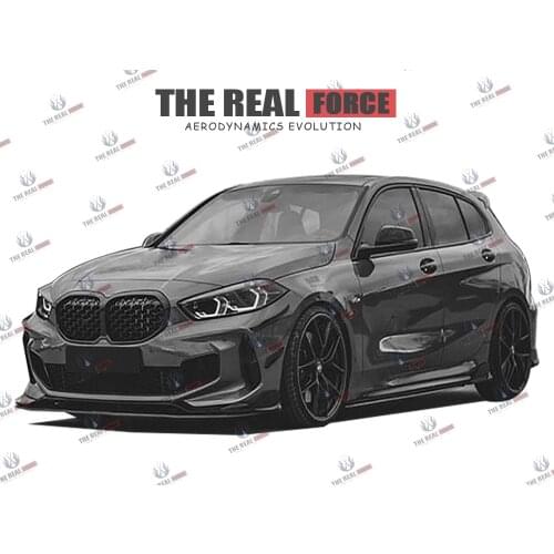 Suitable For 20-22 BMW F40 M120i M125i M135i M140i VAD-MT Full Lip Body Kit - Front Lip Rear Lip Diffuser Side Skirts Spoiler