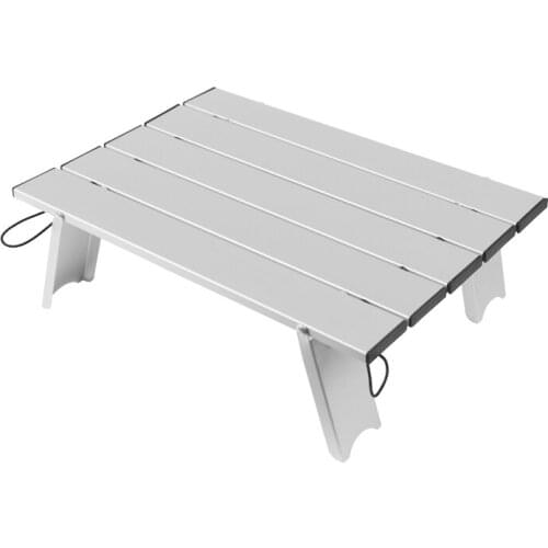 Portable Outdoor Camping Picnic Tableware Barbecue Household Mini Aluminum Alloy Folding Table Multifunctional Furniture Table