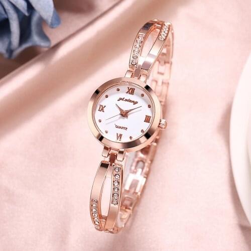 Luxury Watches Stainless Steel Small Gold Bracelet Watch Ladies Quartz Wristwatches Fashion Casual Women Dress Watch Reloj Mujer
