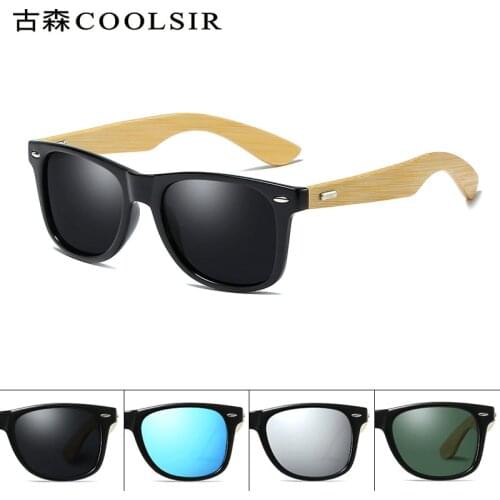 Classic eco-friendly bamboo legs sunglasses, rice nail polarized sunglasses ZT2140