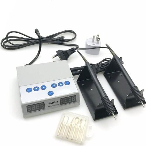 Dental Lab Electric Thin Waxer Carving knife Machine Double Pen 6 Wax Tip Pot Dental Lab