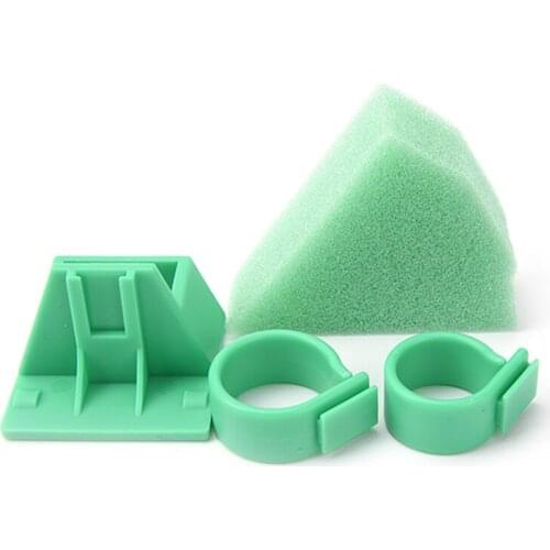 Dental Equipment Endo Ruler Green Sponge Finger Ring Endodontic File Ruler Guage Dentist Teething Clean Instrument Dental Tool