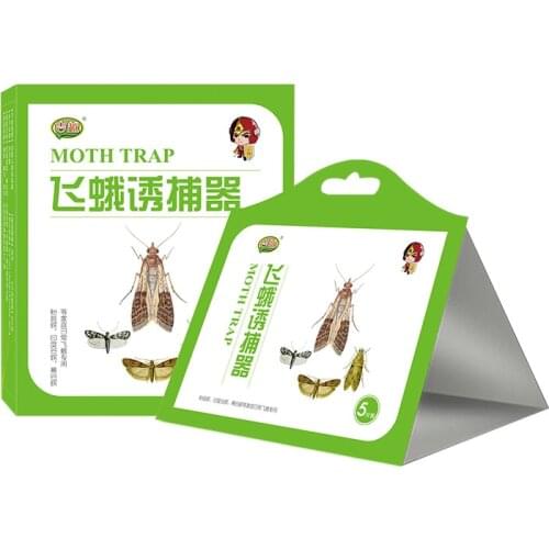 Cloth Pantry Food Moth Trap Pheromone Killer Paste Sticky Glue Trap Pest Reject Fly Insects Family Factory Restaurant Use