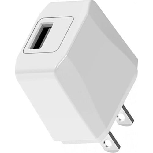USB Charger 5V1A US Plug Travel Wall Charger Adapter Mini Smart Mobile Phone Charger