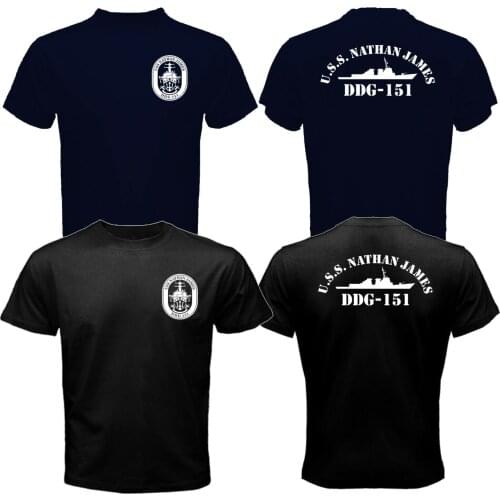 USS Nathan James DDG-151 US Navy Seal TV Series The Last Ship T-Shirt. Summer Cotton O-Neck Short Sleeve Mens T Shirt New S-3XL