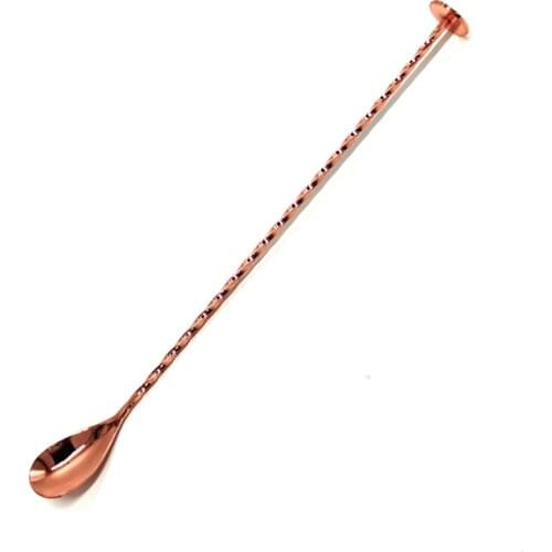 Twisted Mixing Spoon Cocktail Bar Spiral Pattern Drink Shaker Muddler Stirrer for Cocktail 304 Stainless Steel Tableware