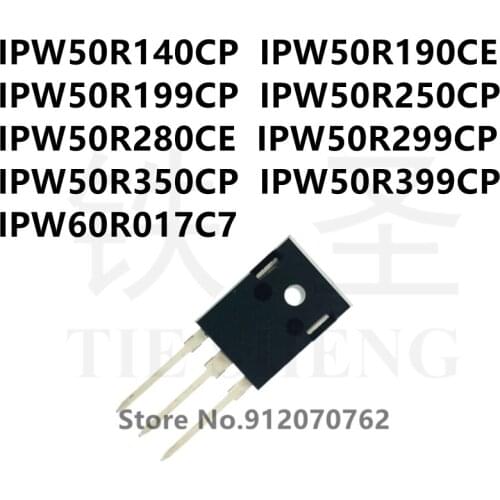 10PCS/LOT IPW50R140CP IPW50R190CE IPW50R199CP IPW50R250CP IPW50R280CE IPW50R299CP IPW50R350CP IPW50R399CP IPW60R017C7 TO-247