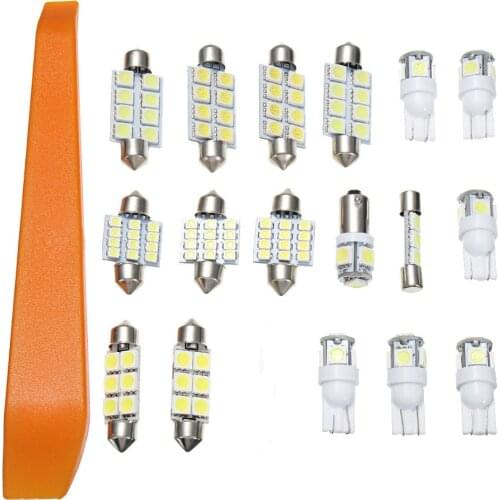 17PCS car LED light interior light map light reading light combination Volvo V70 XC70 02-07