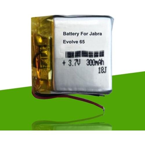 300mAh AHB472625PLT Rechargeable Battery For Jabra Evolve 65 Bluetooth Earphone headset Batterie Accumulator AKKU