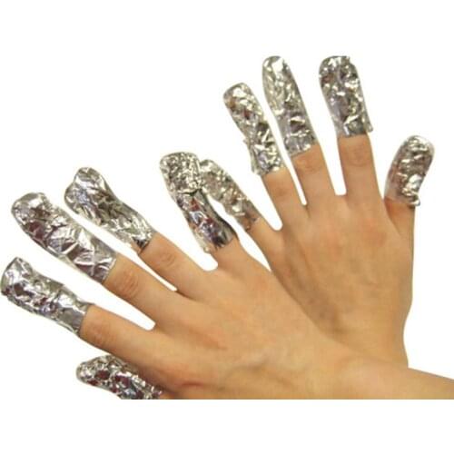 Aluminium Foil Remover Wraps with Acetone Nail Art Soak Off Acrylic Gel Nail Polish Removal #1156