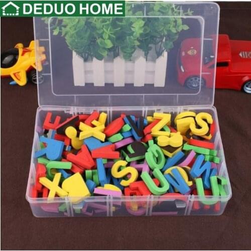 DEDUO Home Decor Magnet Alphabet Toys and Children Eduction Magnets Fridge Sticker