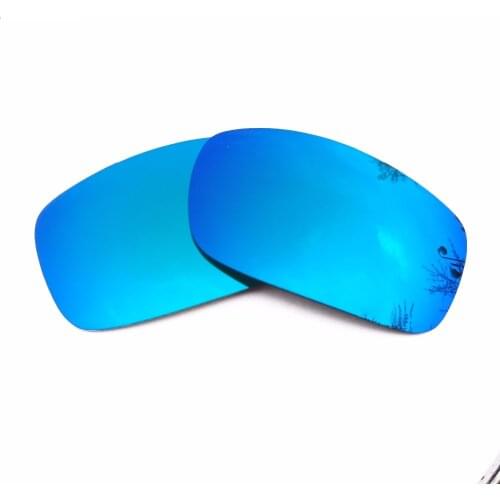 Ice Blue Mirrored Polarized Replacement Lenses for X Squared Sunglasses Frame 100% UVA & UVB