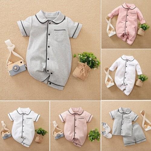Malapina Infant Baby Boys Girls Cotton Pajamas Romper Clothes Cute Newborn Baby Jumpsuits Home Clothing Toddler Kids Costume