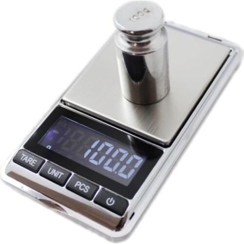 Mini Precision pocket Digital Scales For Gold Bijoux Sterling Jewelry Weight Balance Gram Electronic Scales Digital Pocket Scale