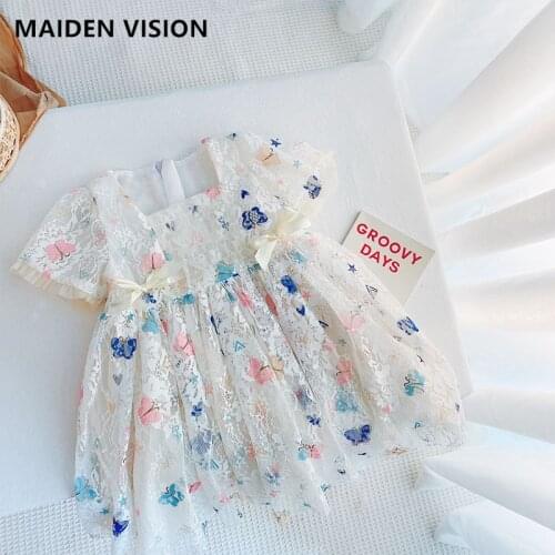 Summer kids girls floral Lace dress for toddler girls clothes outfits baby beach thin dress 1 2 3 4 5 6 T cloth