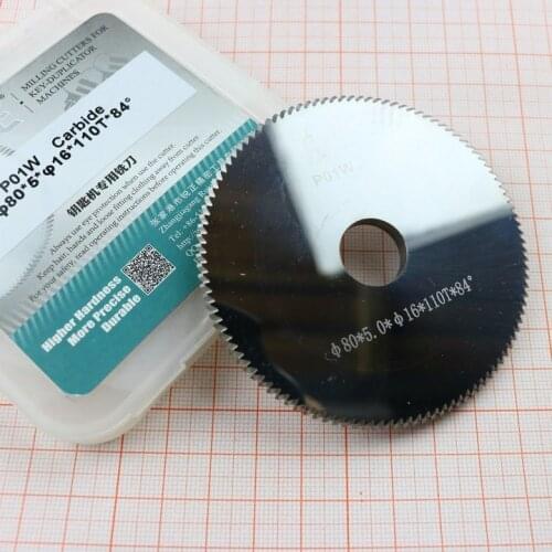 Best P01W D704861ZB Carbide tungsten key blade cutter 80*5*16mm*110T saw blade for SILCA BRAVO, BIANCHI,key cutting machines