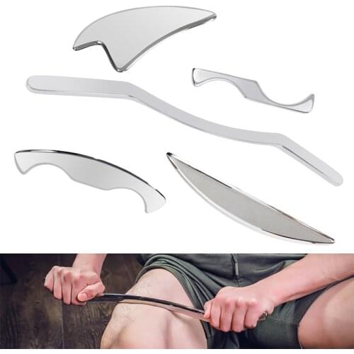 Stainless Steel IASTM Therapy Massage Tools Deep Tissue Massager Fascia Recovery Muscle Relaxation Guasha Gua Sha Scraping Board
