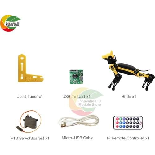 Ziqqucu Bittle mini robot dog open source intelligent bionic four-legged DIY custom childrens toy educational toy birthday gift